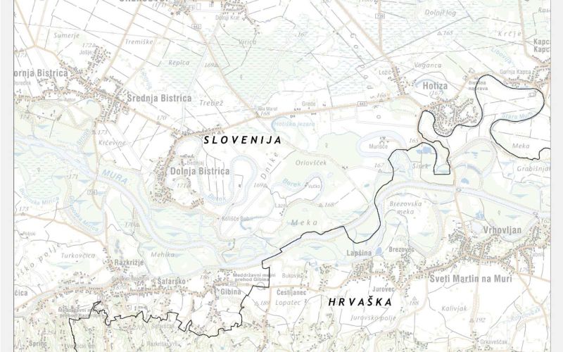 državna meja, Slovenija, Hrvaška, Razkrižje, Hotiza, arbitraza