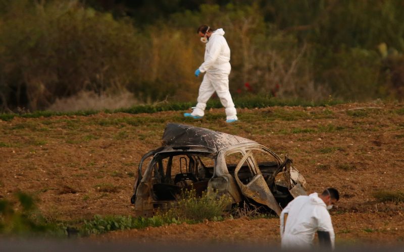 podtaknjena bomba, malta, novinarka Caruana Galizia