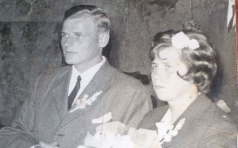 iskanje mame, poročna slika, Anton Herič in Dragica