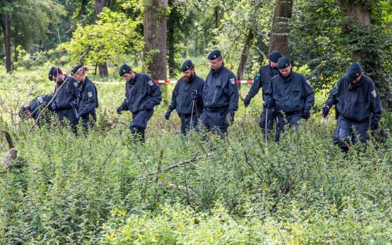 policija, gozd