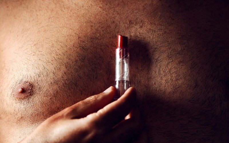 intersex, interseksualnost, moški, šminka
