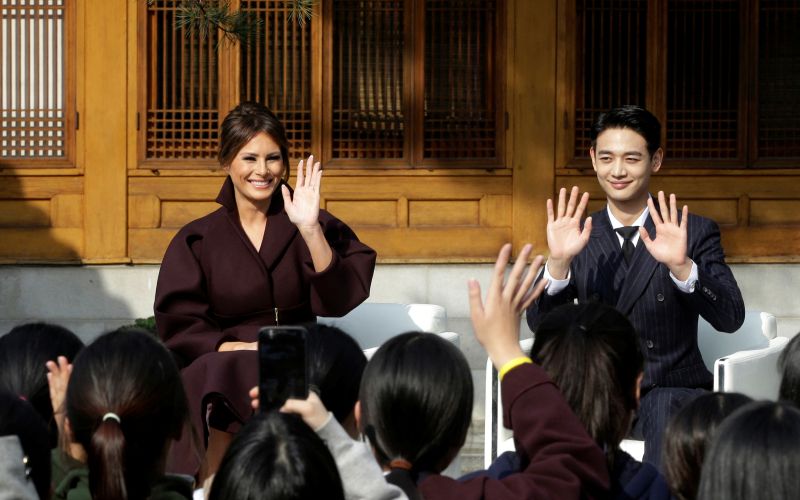 melania trump, minho
