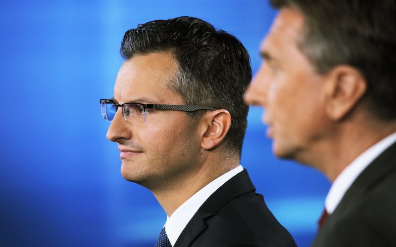 marjan sarec, borut pahor, soočenje