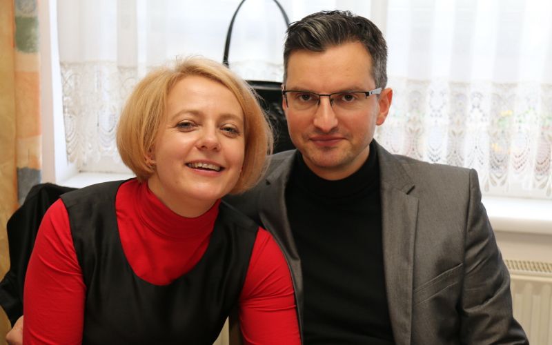 Marjan Šarec in Barbara Šarec