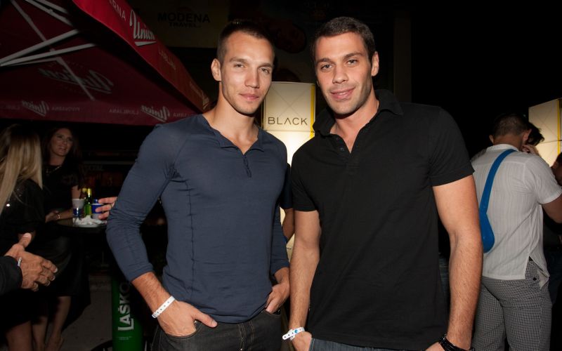 Peter Klinc, Mister Slovenije 2009 in Bojan Ilijanič, mister Universe 2010.jpg