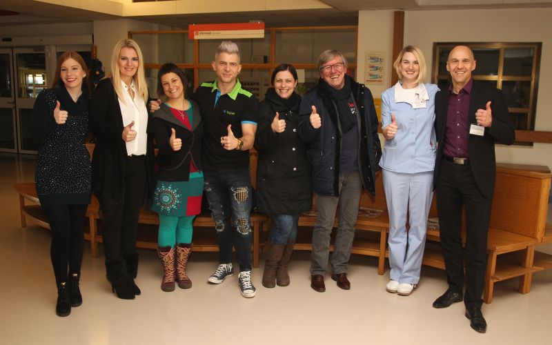 Ana Zupan, Tanja Zajc Zupan, Teja Saksida, Klemen Bunderla, Slavko Ivančić, Tadeja Drenovec in Rober
