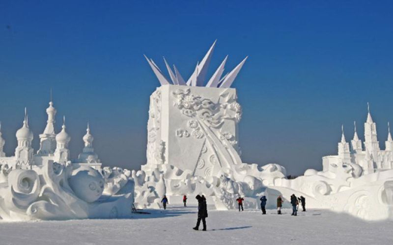 sneg, Kitajska, Harbin
