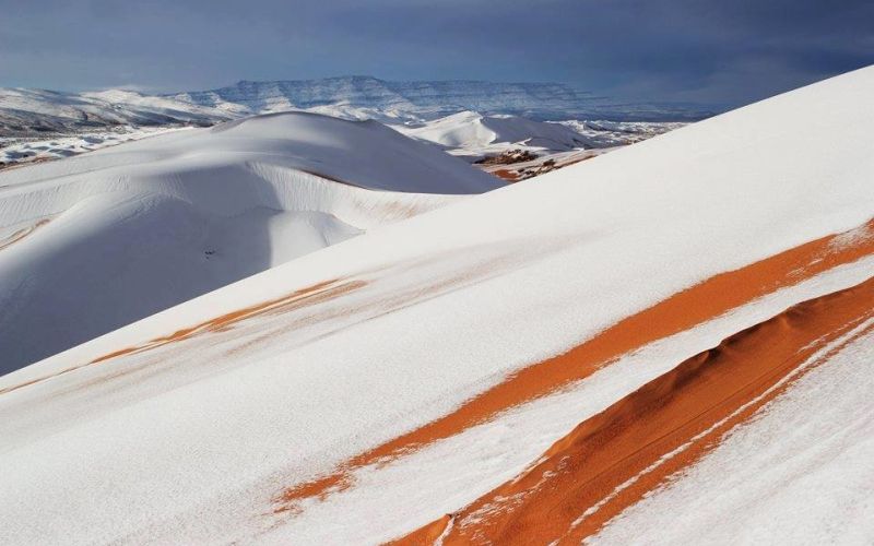 sahara, sneg
