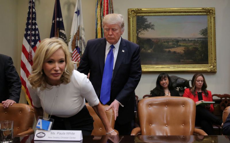 Paula white, donald trump