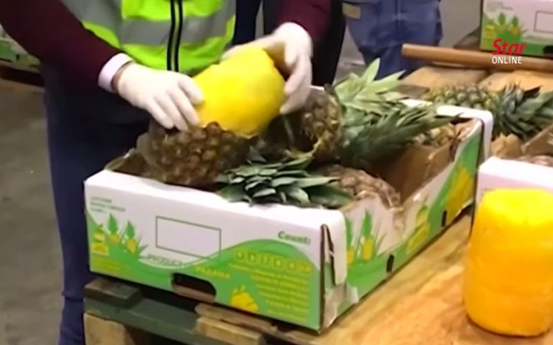 kokain, ananas