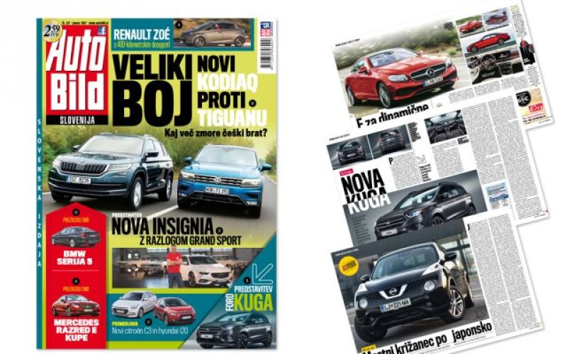 AUTO BILD Slovenija - januar 2017