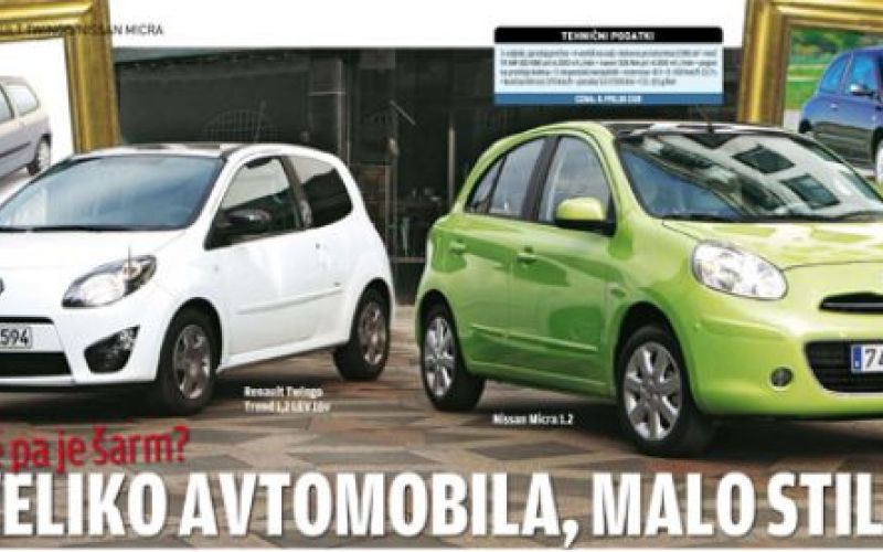 Micra ali twingo - to je zdaj vprašanje!