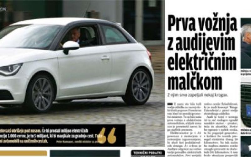 Audijev električni malček