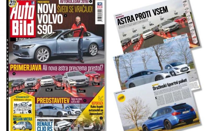AUTO BILD Slovenija - januar 2016