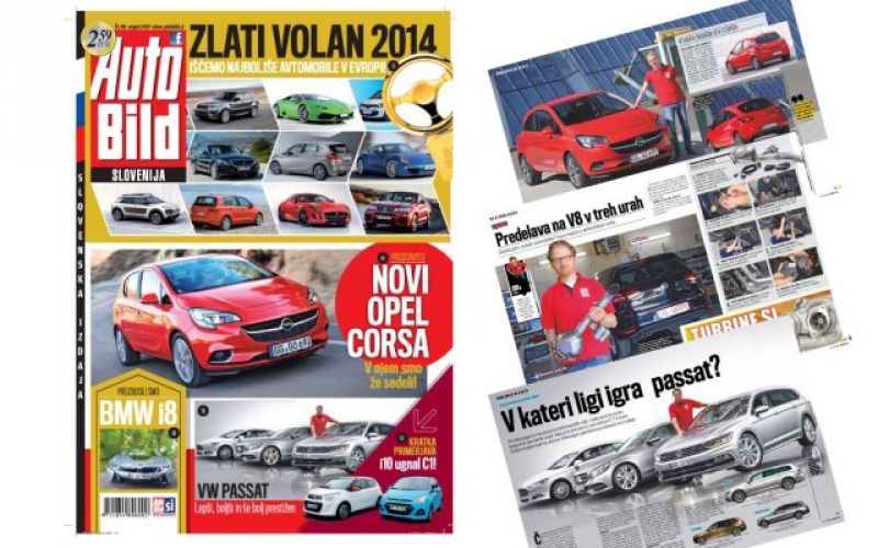 Auto Bild Slovenija - avgust 2014