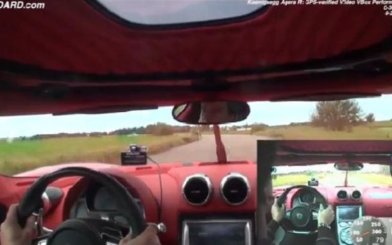 Koenigsegg z rekordom v pospeševanju in zaviranju