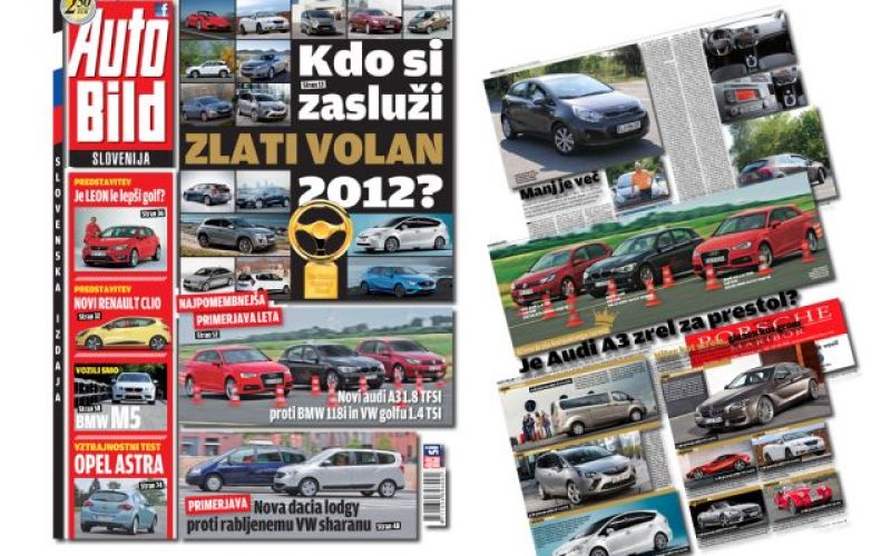 Auto Bild Slovenija - avgust 2012