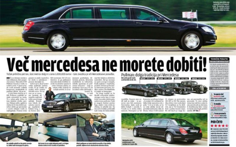 Več mercedesa ne morete dobiti