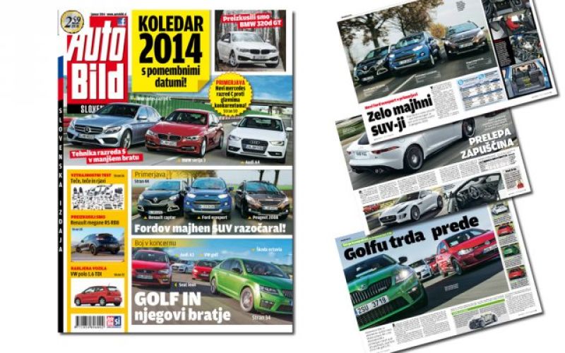 Auto Bild Slovenija - januar 2014