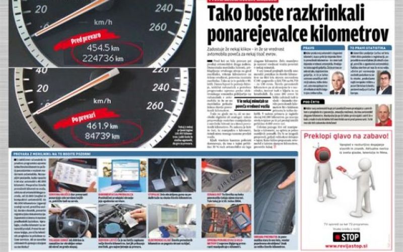 Kako ugotoviti, če se je nekdo igral z vašim merilnikom kilometrov?
