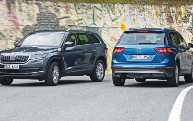 PRIMERJAVA: Škoda kodiaq in VW tiguan