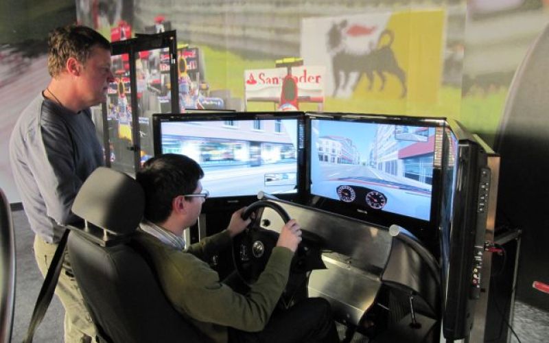 Formula 1 simulator v Ljubljani