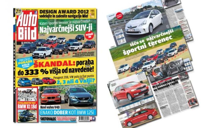 Auto Bild Slovenija - julij 2012
