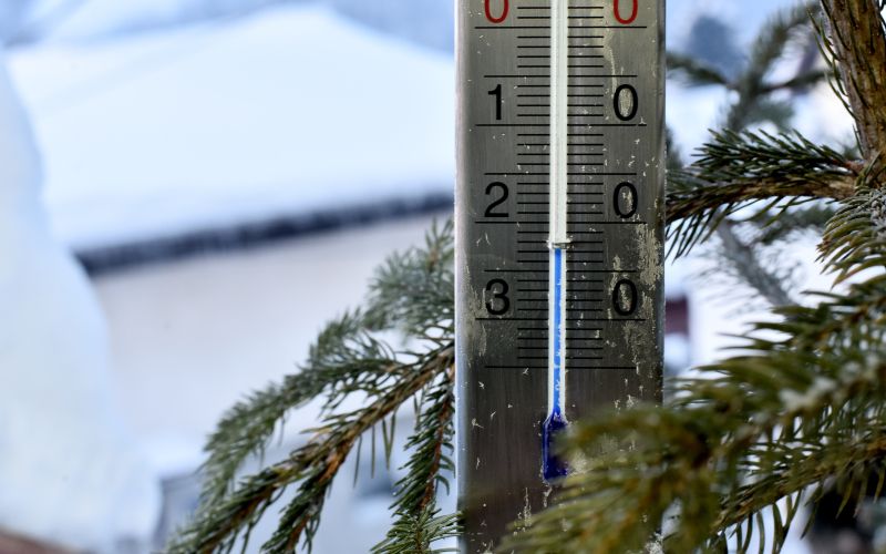 mraz, zima, nizke temperature