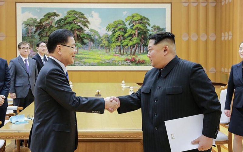 jožnokorejska delegacija, kim džong un