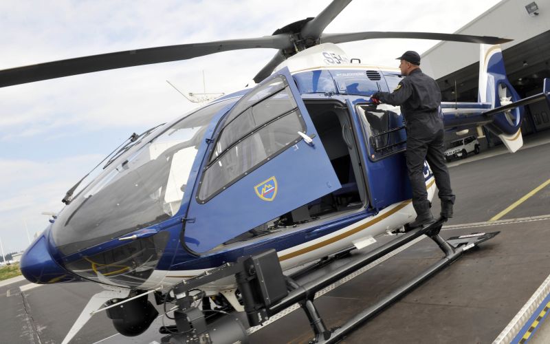 helikopter, slovenska policija