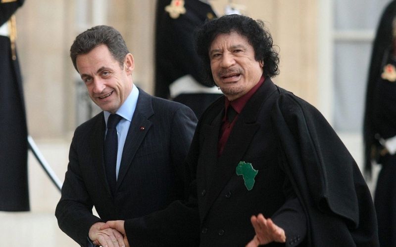 gadafi sarkozy