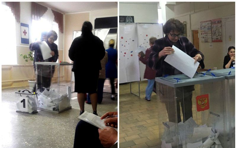 volitve v rusiji, dvojno glasovanje