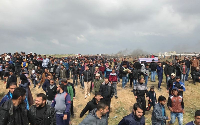 gaza, protesti, palestinci