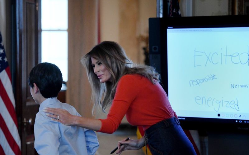 melania trump_učenci_nesreča.jpg
