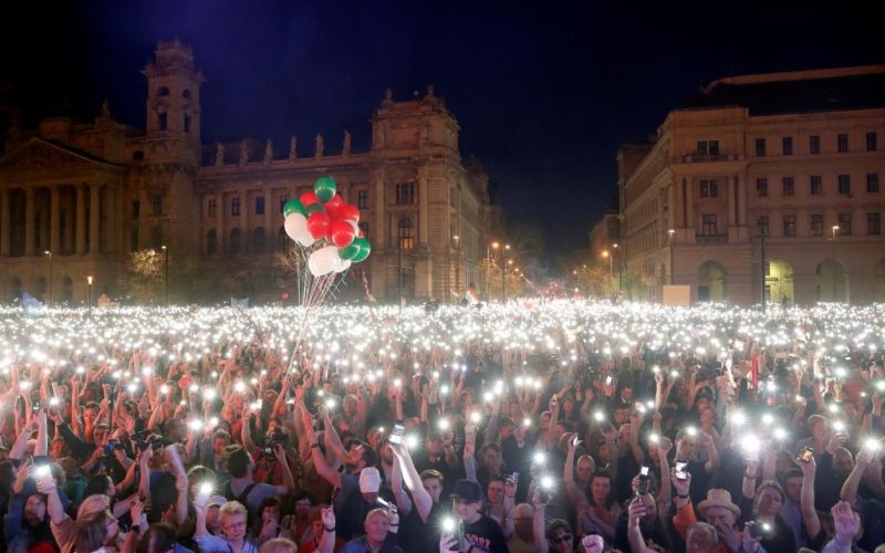 budimpešta, protesti