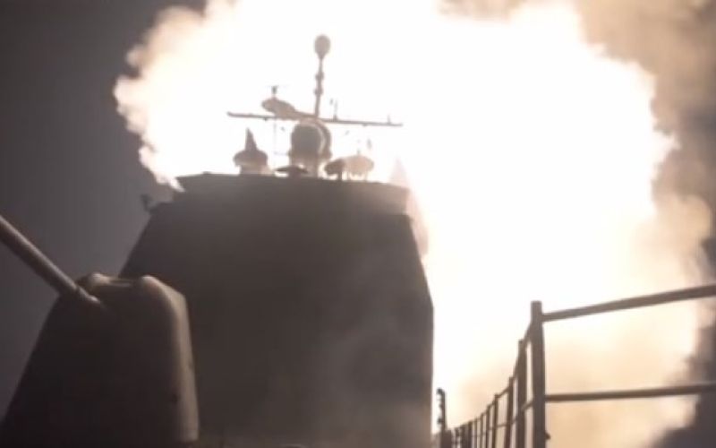 napad na sirijo, USS Monterey