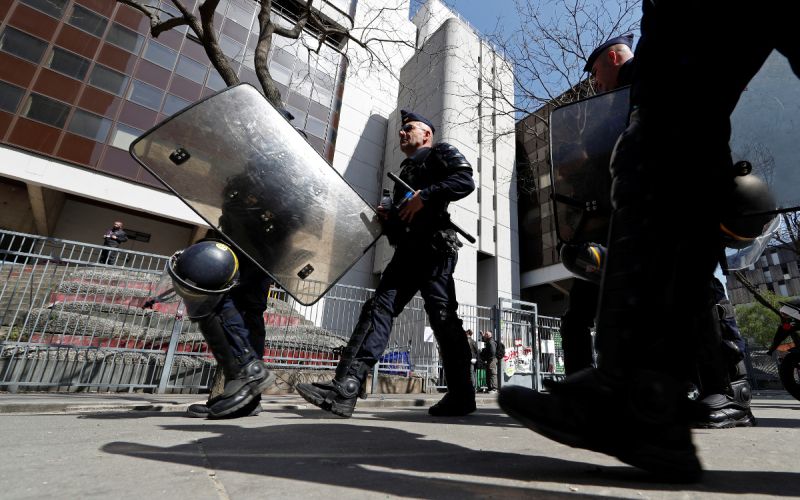 Tolbiac, protesti, francija, policija, francoska policija