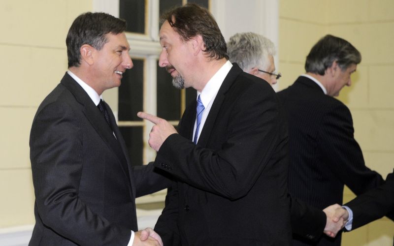Borut Pahor, Milan Balažic.jpg