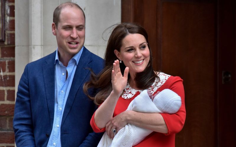 Kate Middleton in princ William s tretjim otrokom