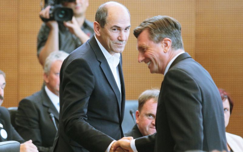 pahor in janša