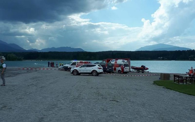 baško jezero, beljak, utopitev