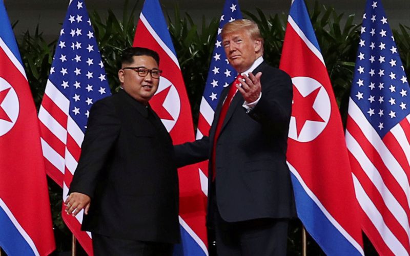 kim jong un in donald trump