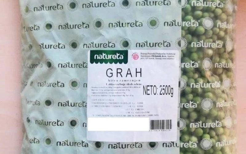 zamrznjen grah