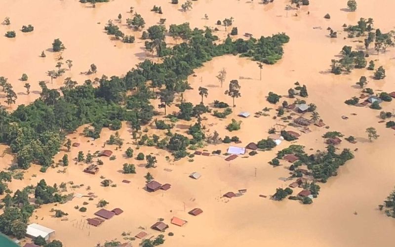 zrušitev jezu, laos
