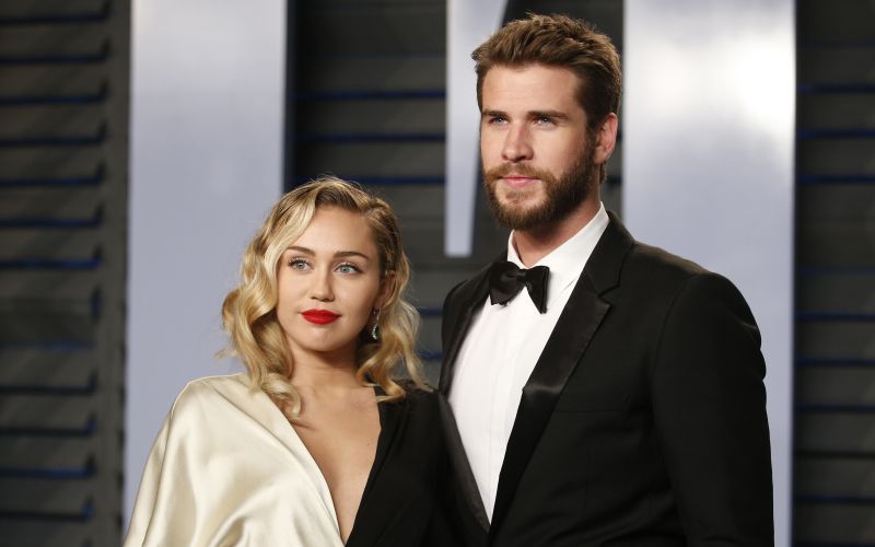 Miley Cyrus in Liam Hemsworth