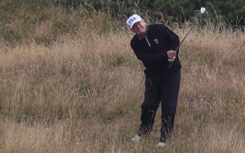 trump, golf