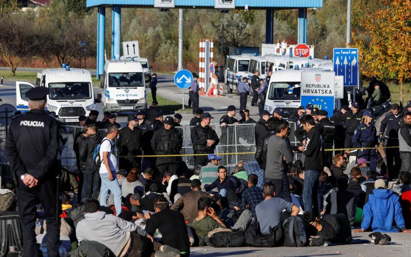 maljevac, mejni prehod, migranti, bosna-hrvaška.jpg