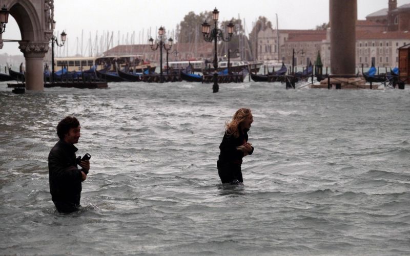 benetke, poplave, acqua alta,