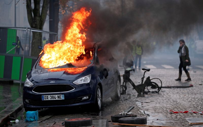 protesti, francija, rumeni jopiči,