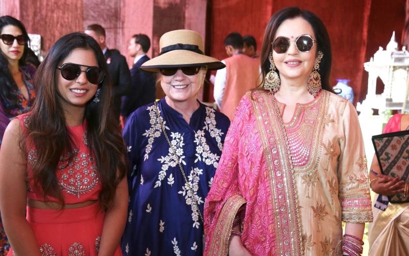 ambani, clinton